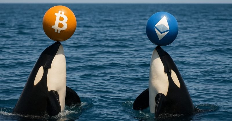 Long-dormant ETH wallet and major BTC holders move funds before Fed meeting